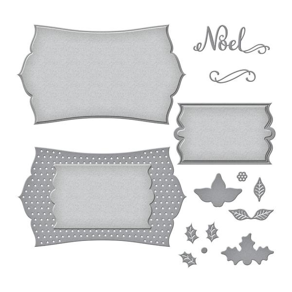 Spellbinders Dies "Noel Mini Slimline " Stanzschablonen