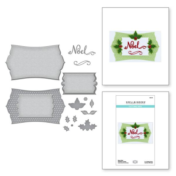 Spellbinders Dies "Noel Mini Slimline " Stanzschablonen