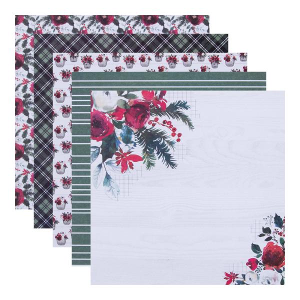 Spellbinders - Paper Pad 6x6 Inch - "Santa Lane " - Paper Pack