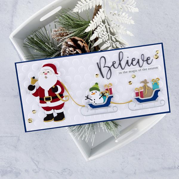 Spellbinders - Christmas Kit - "Santa Lane" - Bundle - Weihnachts-Set