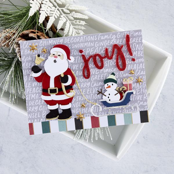 Spellbinders - Christmas Kit - "Santa Lane" - Bundle - Weihnachts-Set