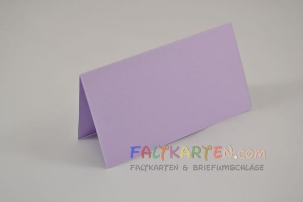 Tischkarte - Platzkarte 9 x 5 cm 220g/m² in lavendel