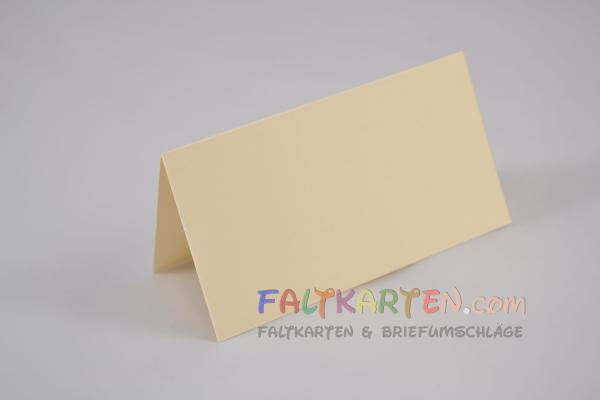 Tischkarte - Platzkarte 9 x 5 cm 240g/m² in hellcreme