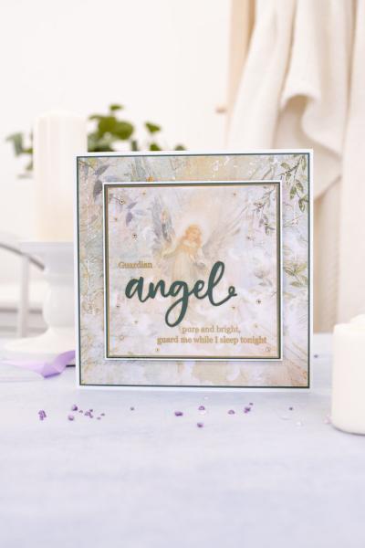 Crafters Companion - Stamp & Dies -Angel Kisses  - Stempel & Stanze 