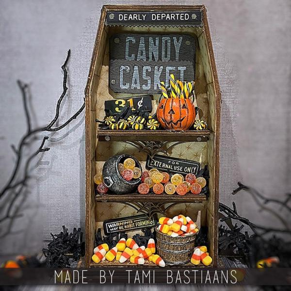 Tim Holtz - Idea Ology " Halloween Cauldrons" - Mini Kessel 