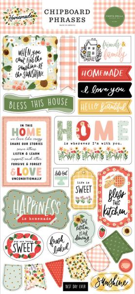 Carta Bella - Chipboard - "Homemade " - Sticker