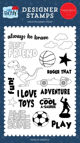 Carta Bella - Clear Stamp - "Always Be Brave" - Stempelset