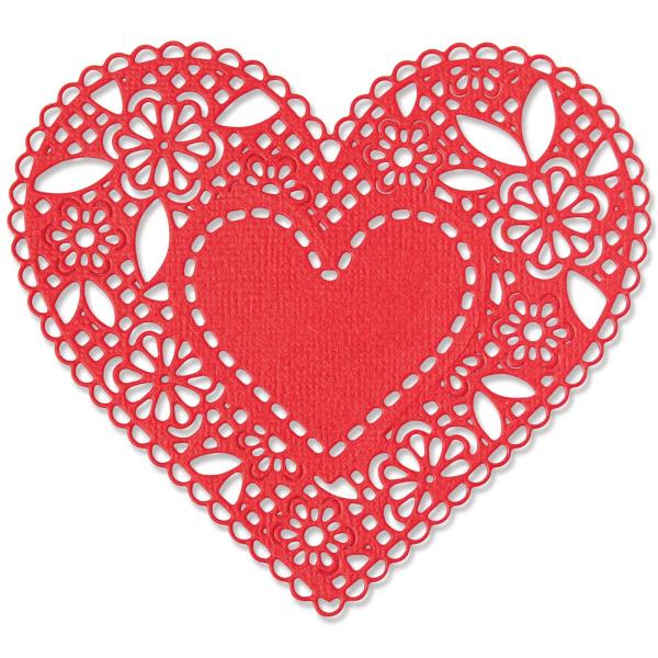 Sizzix Thinlits Craft Die-Set -  Doily Heart 