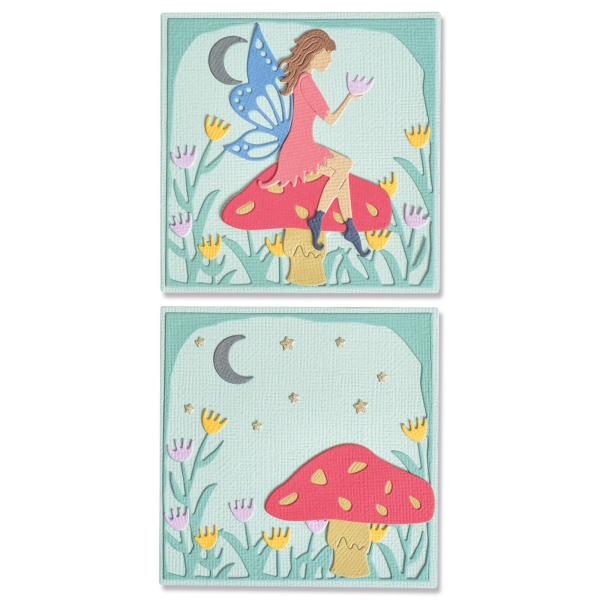 Sizzix Thinlits Craft Die-Set -  Fairy Scene 