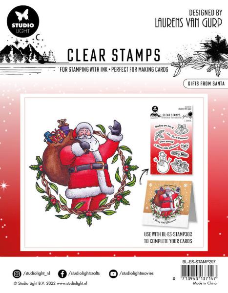 Studio Light - Clear Stamps - "Gift From Santa " - Stempel 