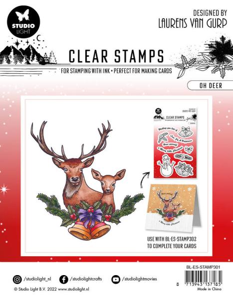 Studio Light - Clear Stamps - "Oh Deer " - Stempel 