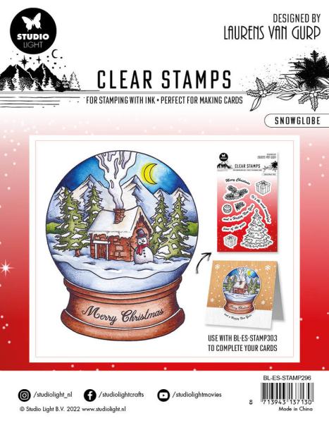 Studio Light - Clear Stamps - "Snowglobe " - Stempel 