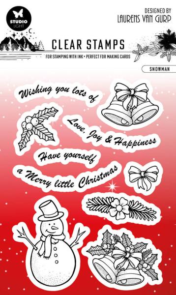 Studio Light - Clear Stamps - "Snowman " - Stempel 