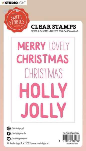 Studio Light - Clear Stamps - "Holly Jolly" - Stempel 