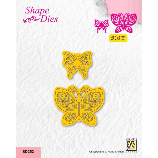 Nellie's Choice - Shape Dies - " Butterflies-2 " - Stanze