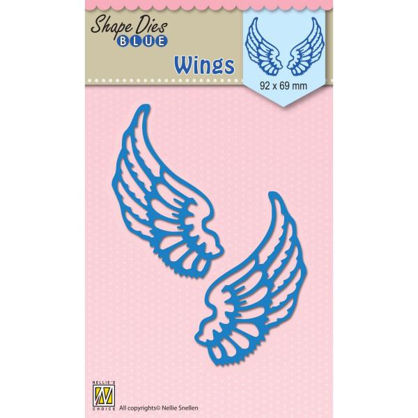 Nellie's Choice - Shape Dies Blue - "  Wings  " - Stanze