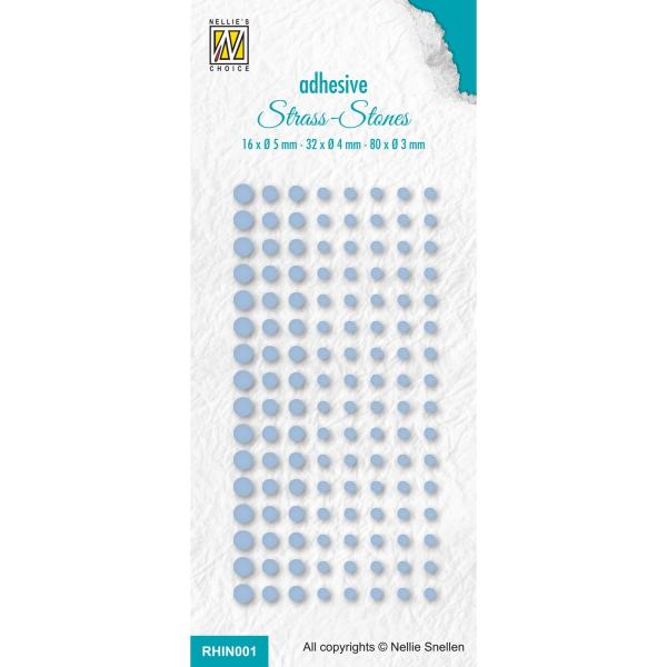 Nellie's Choice - Adhesive Rhinestones - " Bright Blue " - Schmucksteine