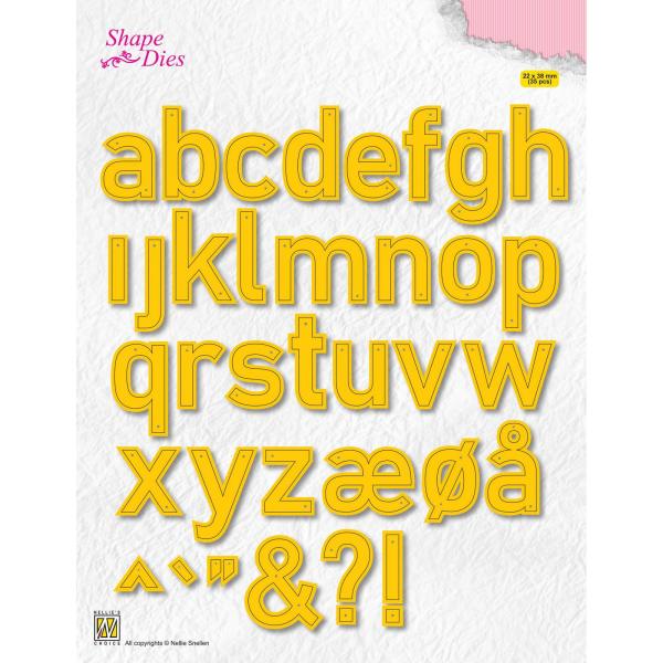 Nellie's Choice - Shape Dies - "  Alphabet Large " - Stanze