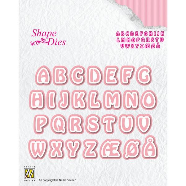 Nellie's Choice - Shape Dies - " Alphabet-3 " - Stanze