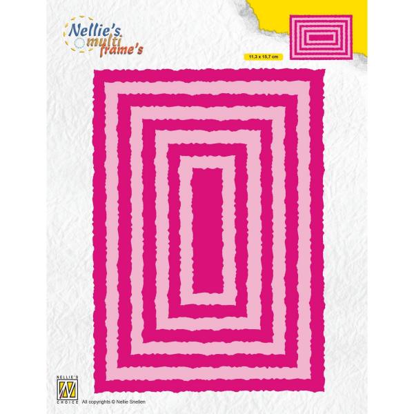 Nellie's Choice - Multiframe Dies - "  Photo Frames Rectangles " - Stanze