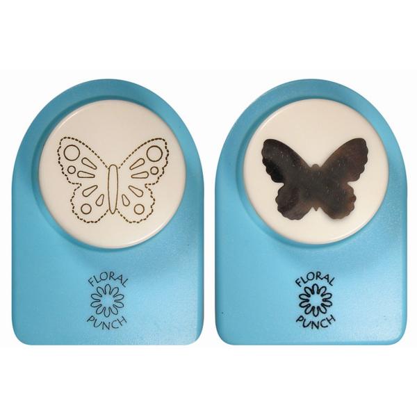 Nellie's Choice - Floral Punch Medium - "  Butterfly-1 " - Motivstanzer - Handstanzer - Mittelgroß