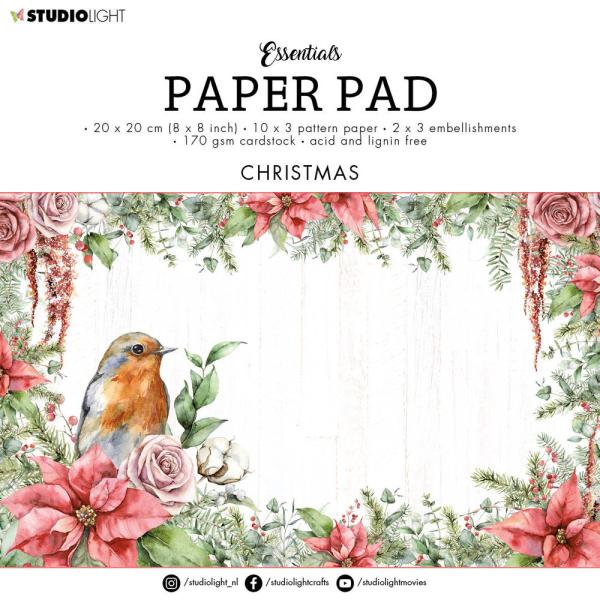 Studio Light - Paper Pad - Christmas  - Paper Pack