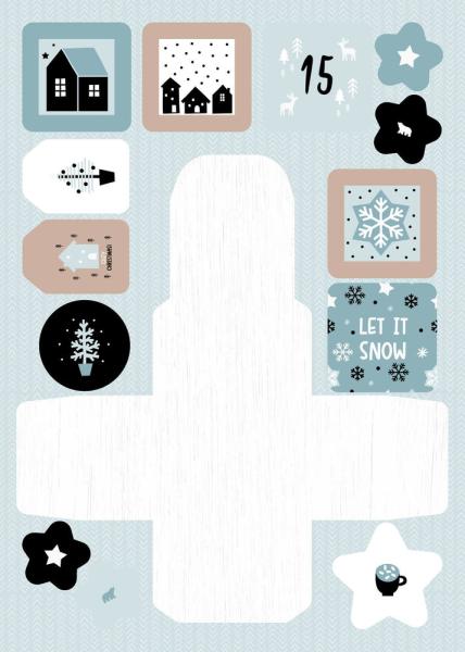 Studio Light - Scandinavian Christmas - DIY Advent Calendar - Kit