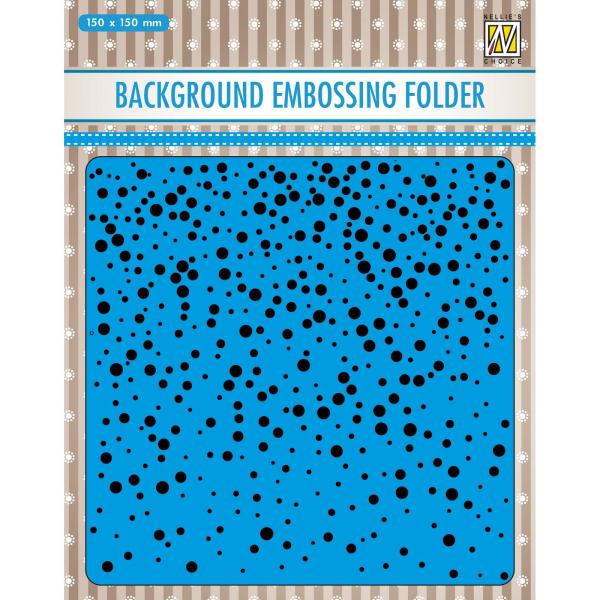 Nellie's Choice - Background Embossing Folder - "  Snow " - Prägefolder