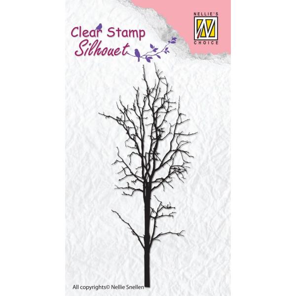 Nellie's Choice - Silhouet Clear Stamp - " Tree-1 " - Stempel