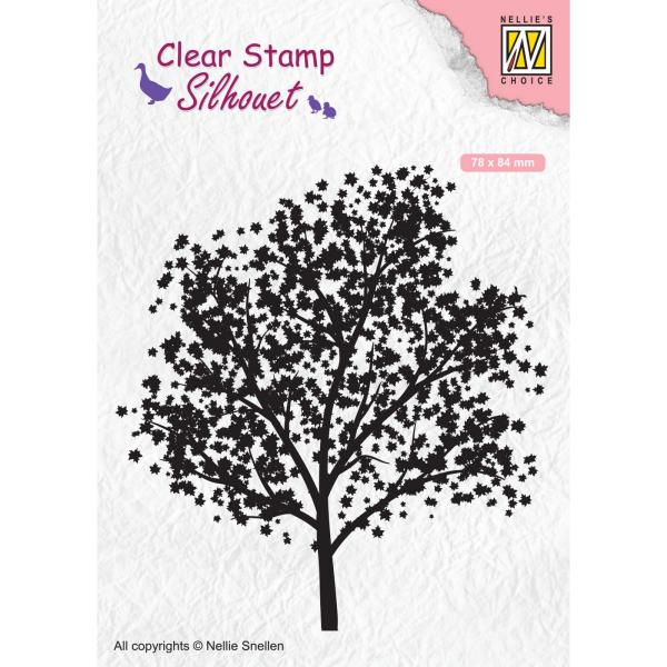 Nellie's Choice - Silhouet Clear Stamp - "  Tree " - Stempel