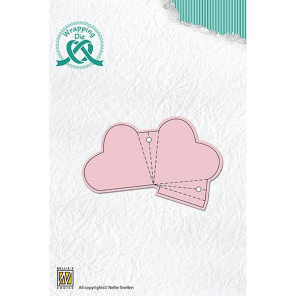 Nellie's Choice - Wrapping Dies Gift Box - " Heart " - Stanze