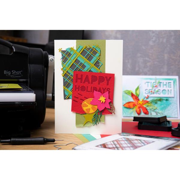 Sizzix Thinlits Craft Die-Set -  Bold Text Christmas 