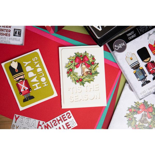 Sizzix Thinlits Craft Die-Set -  Bold Text Christmas 