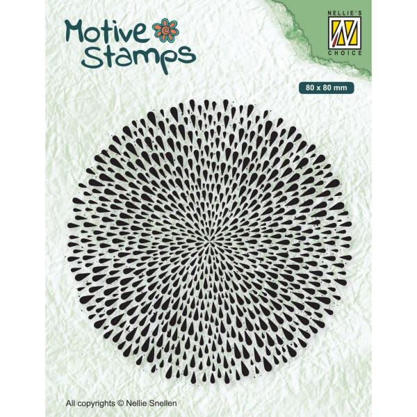 Nellie's Choice - Motive Stamps -  Clear Stamp - "  Burst of Drops " - Stempel