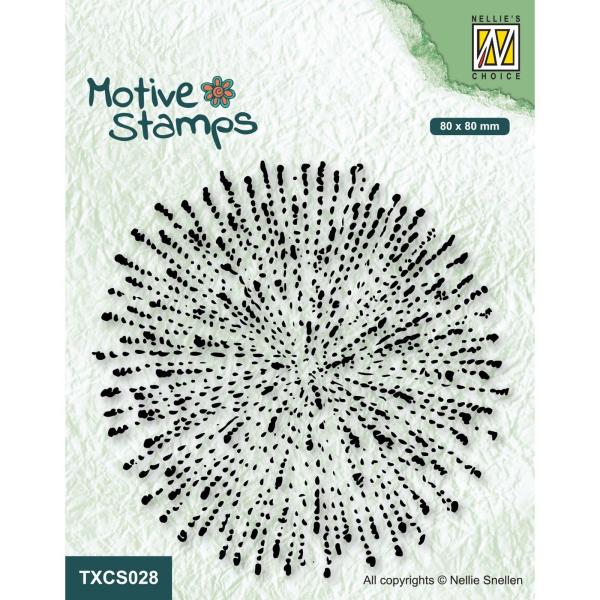 Nellie's Choice - Motive Stamps -  Clear Stamp - "  Explosion " - Stempel