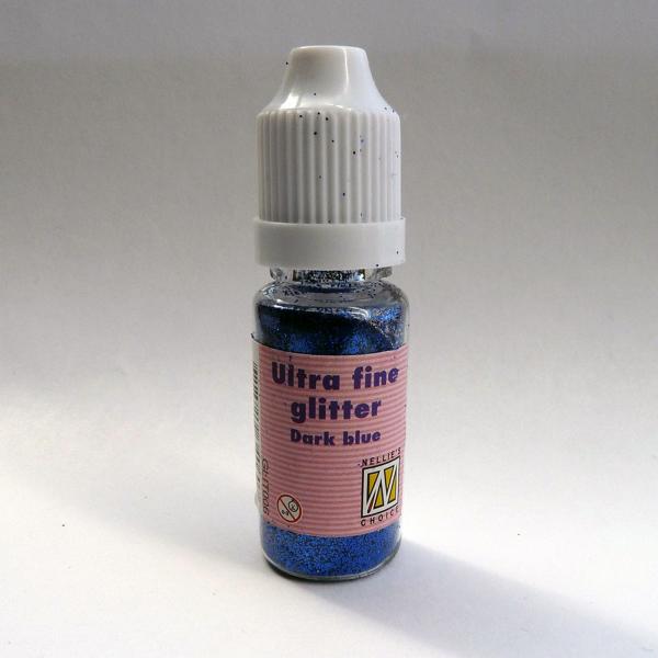 Nellie Snellen - Glitter Ultra Fine - "  Darkblue " - Glitzer