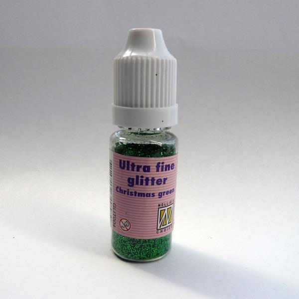 Nellie Snellen - Glitter Ultra Fine - "  Darkgreen " - Glitzer