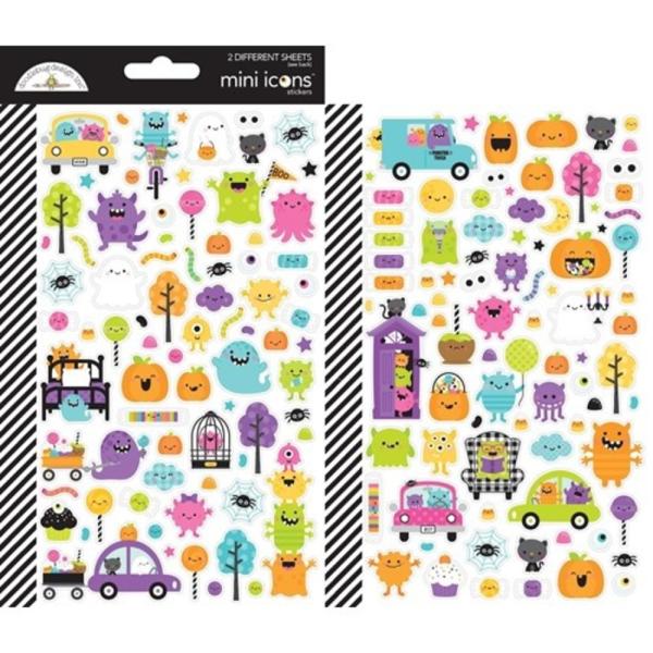 Doodlebug Design - Sticker - "Monster Madness " - Aufkleber