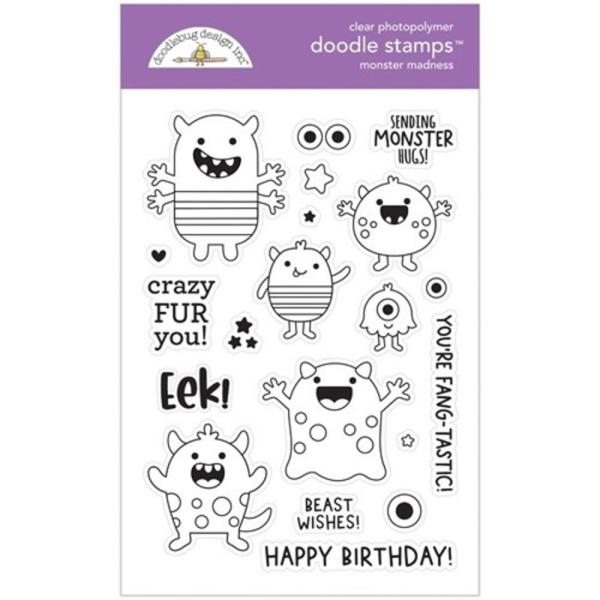 Doodlebug Design "Monster Madness" Stamps - Stempel