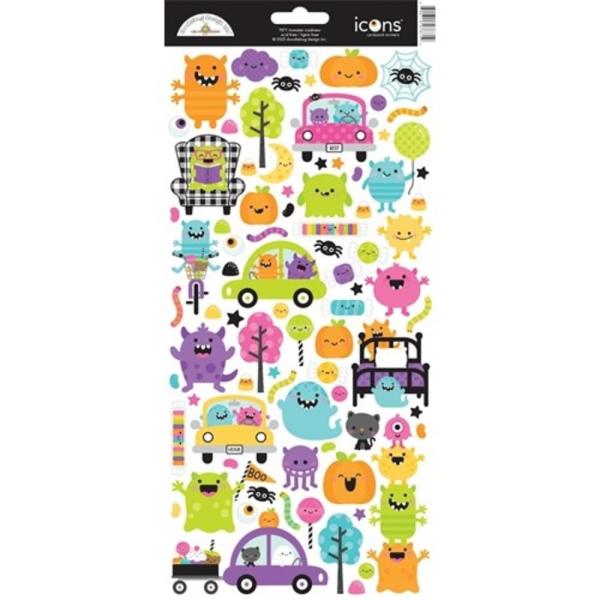 Doodlebug Design - Sticker - "Monster Madness " - Aufkleber