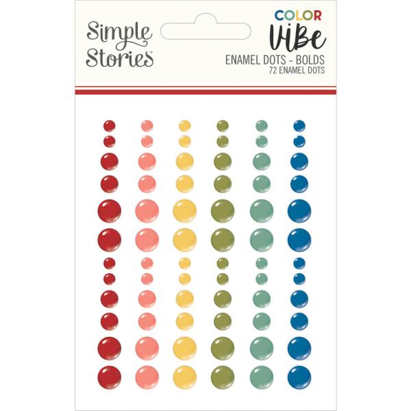 Simple Stories  Bolds Enamel Dots