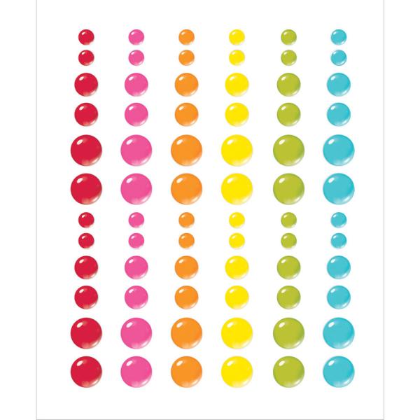 Simple Stories  Brights  Enamel Dots