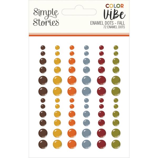 Simple Stories  Fall  Enamel Dots