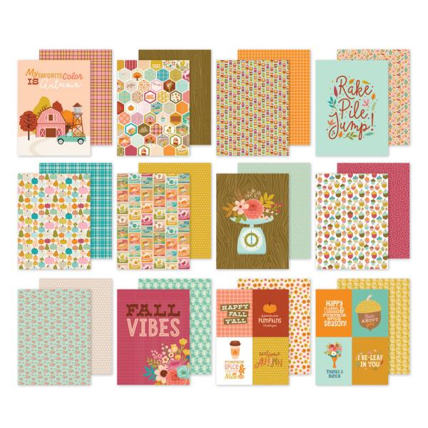 Simple Stories Simple  Harvest Market  Paper Pad - Designpapier 6x8 Inch