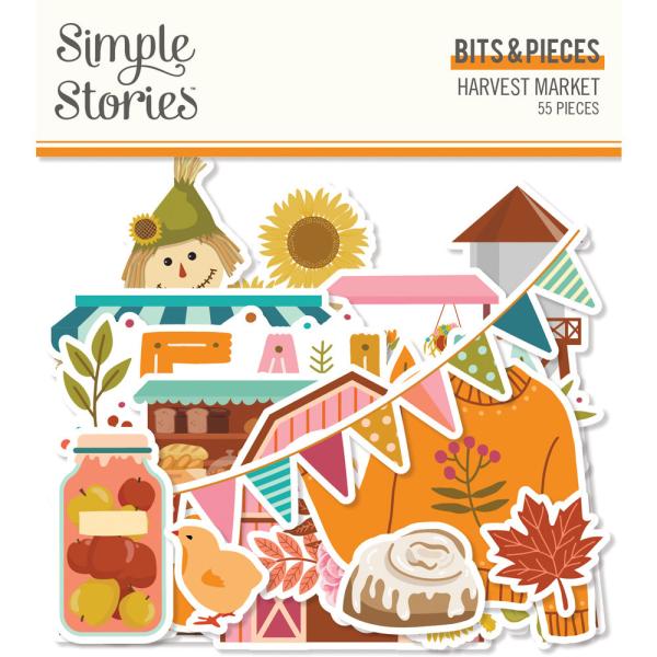 Simple Stories - Bits & Pieces -  Harvest Market  - Stanzteile