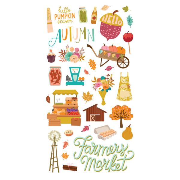 Simple Stories - Harvest Market - Chipboard Sticker 