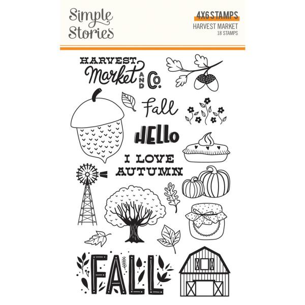 Simple Stories -  Harvest Market - Clearstamp - Stempel