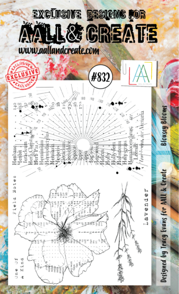 AALL and Create - Stamp -  Blousey Blooms  - Stempel A6