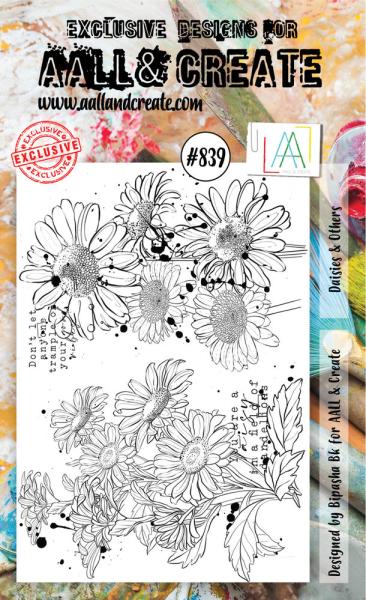 AALL and Create - Stamp -  Daisies & Others  - Stempel A6