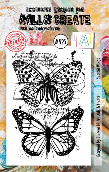 AALL and Create - Stamp -  Spotted Wings  - Stempel A7